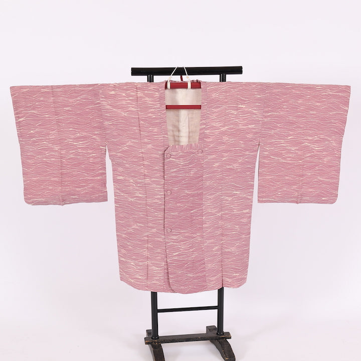 Japanese kimono  Coat (Michiyuki) M-size 100% silk  / 552