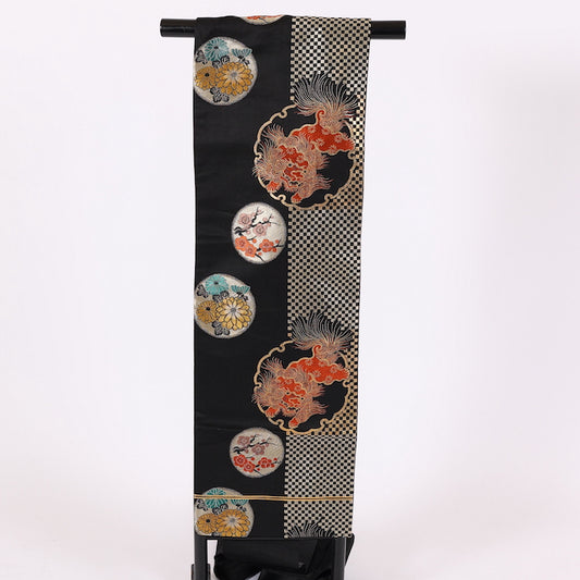 Japanese kimono sash belt (Nagoya-obi) 100% silk  / 577