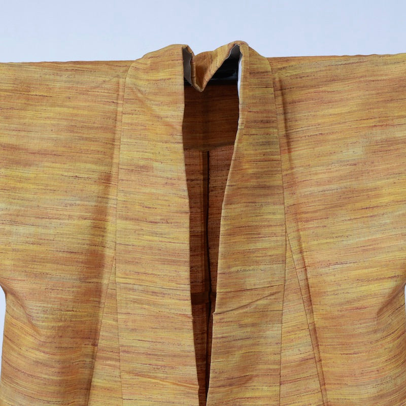 Japanese kimono (Tsumugi) M-size 100% silk /1042