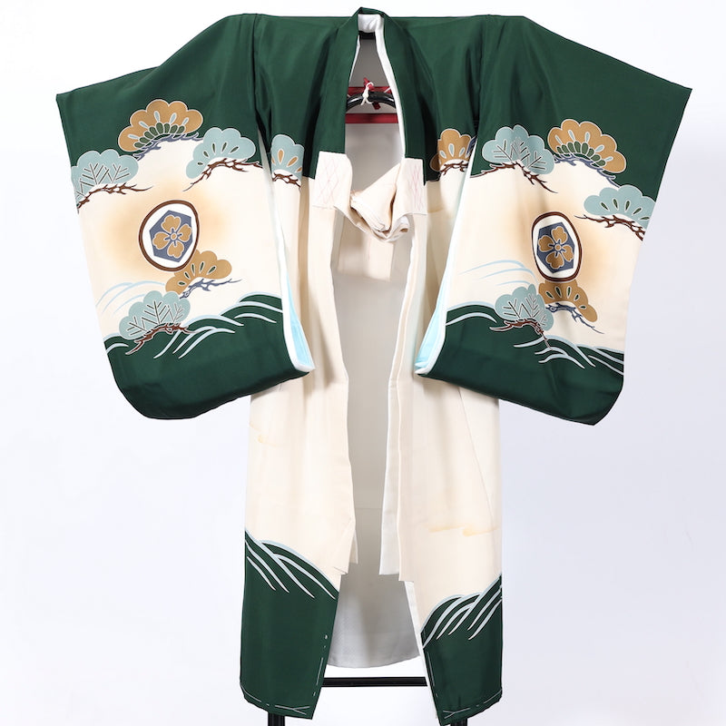 New  baby kimono,zyuban 2 piece set  (boy)　/ 617