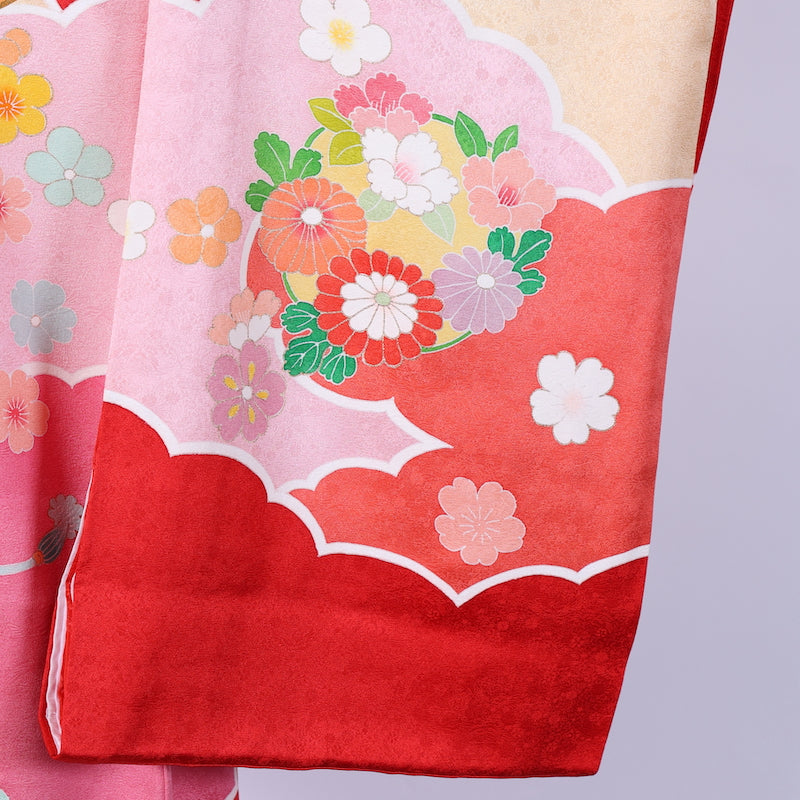 New  baby kimono,zyuban 2 piece set  (girl)　/ 622