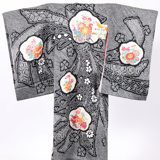 New  baby kimono,zyuban 2 piece set  (girl)　/ 623