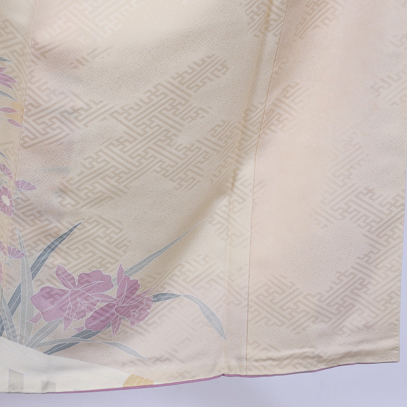 Japanese kimono  (Houmongi) M-size 100% silk  / 629