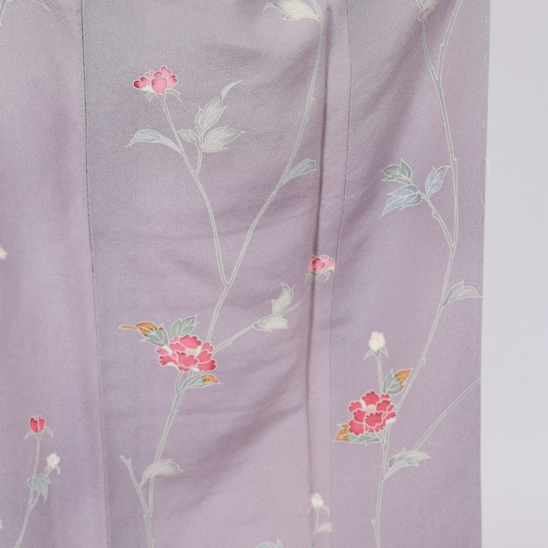 Used kimono  (Houmongi) M-size 100% silk  / 1099