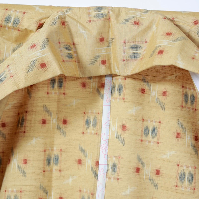 Used kimono  (Tsumugi) S-size 100% silk  / 1102