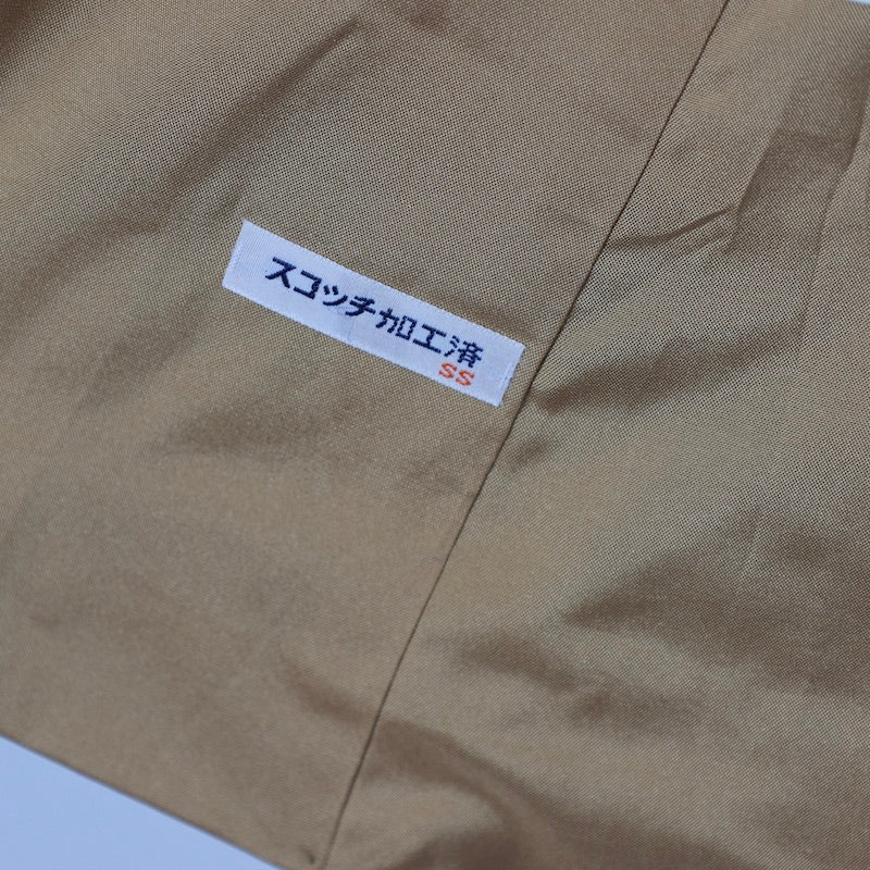 Used kimono  (Tsumugi) L-size 100% silk  / 1123