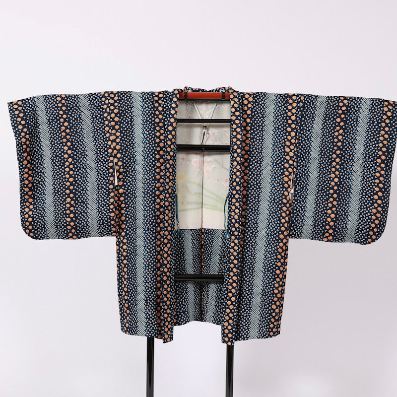 Used kimono jacket (Haori) M-size 100% silk  /1138