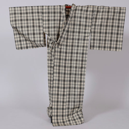 Used kimono  coat (dotyugi) M-size 100% silk  / 1155