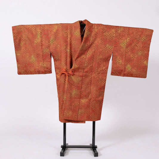 Used kimono  Jacket (dotyugi) M-size 100% silk  / 1158
