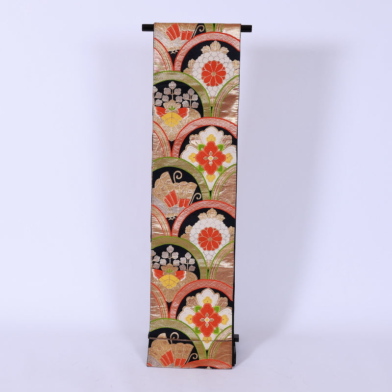 Japanese kimono sash belt (Hukuro-obi) 100% silk  /758