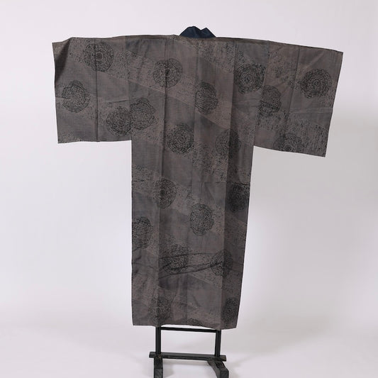 Used Wear under the kimono  undershirt (Nagazyuban)  men’s  M-size 100%silk / 1178