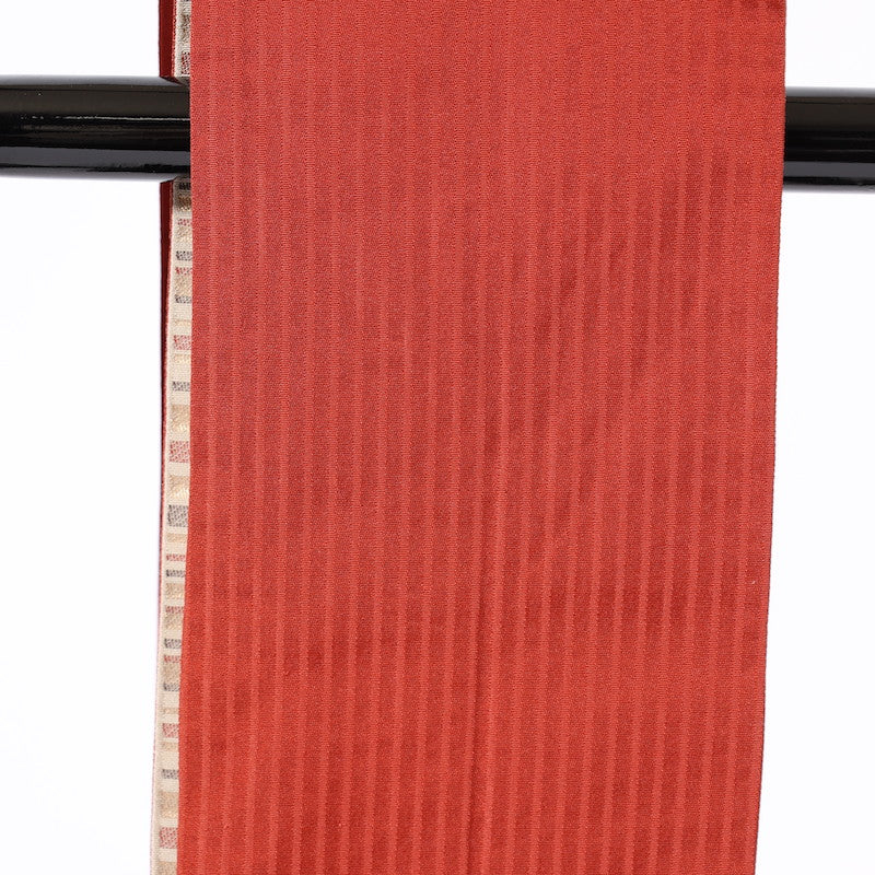 Used kimono sash belt (Hanhaba-obi) polyester  / 1186