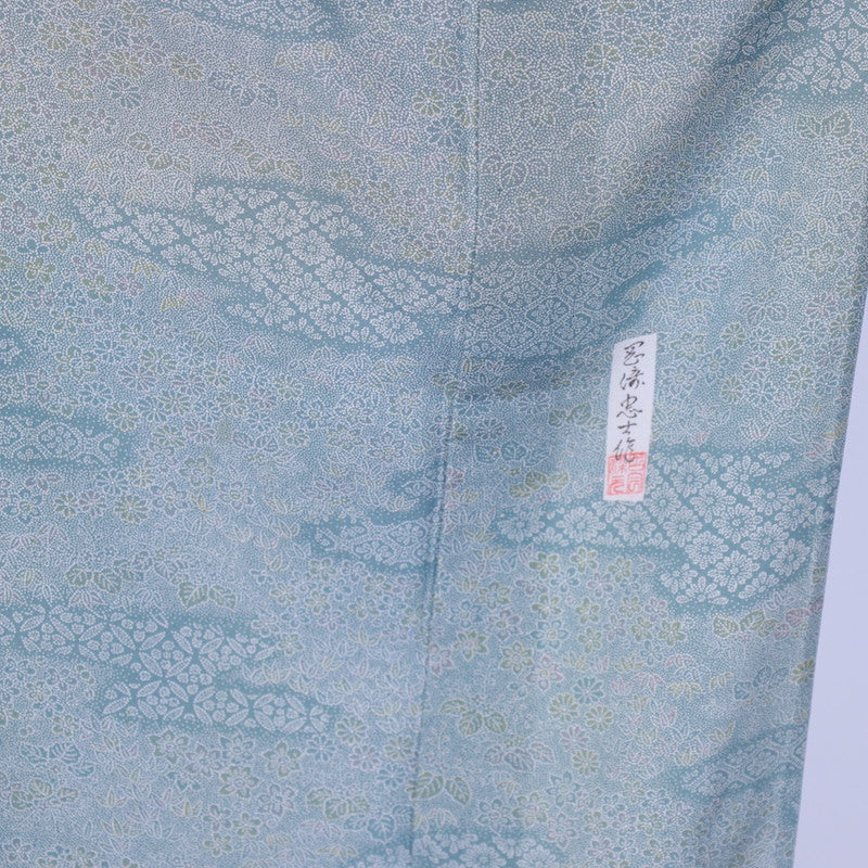 Japanese kimono  (Komon) S-size 100% silk  / 776