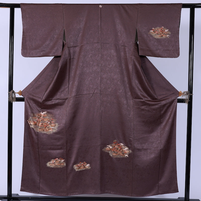 Japanese kimono  (Tsukesage) M-size 100% silk  / 765