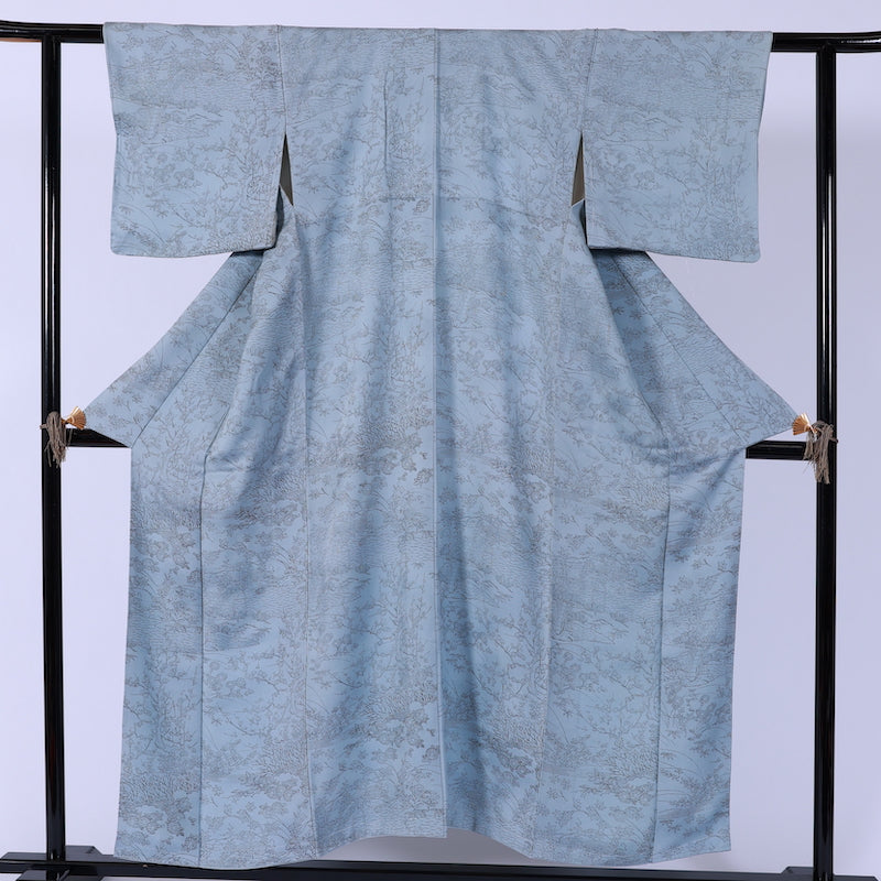 Japanese kimono  (Komon) M-size 100% silk  / 775