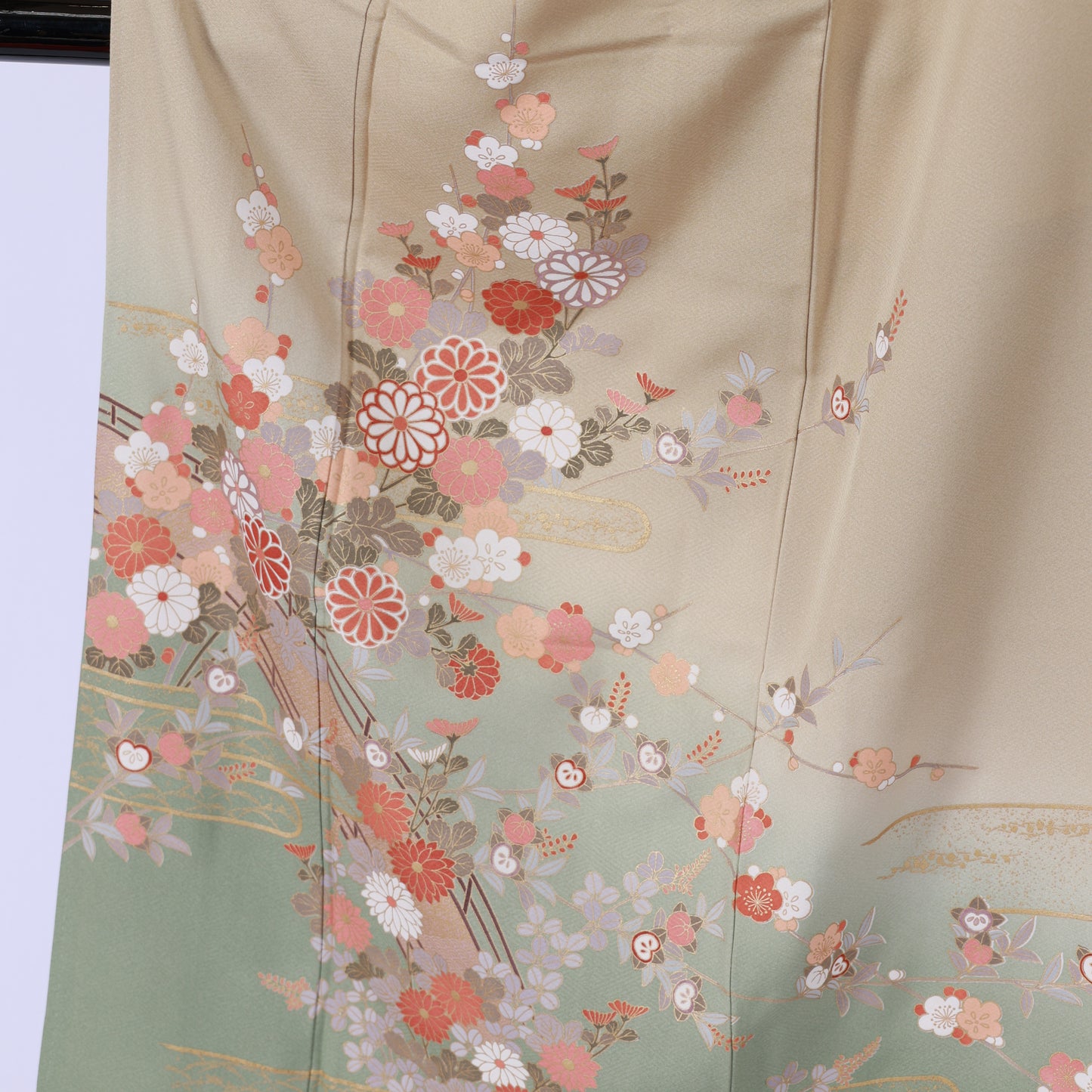 Japanese kimono  (Houmongi) S-size 100% silk  / 768