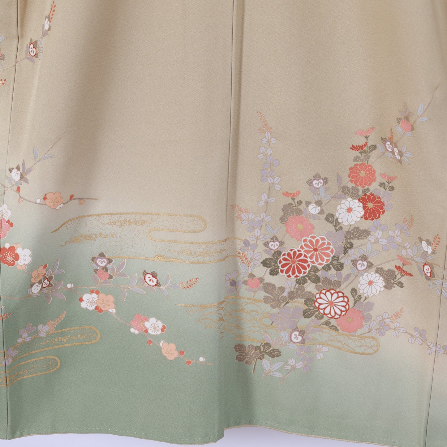 Japanese kimono  (Houmongi) S-size 100% silk  / 768