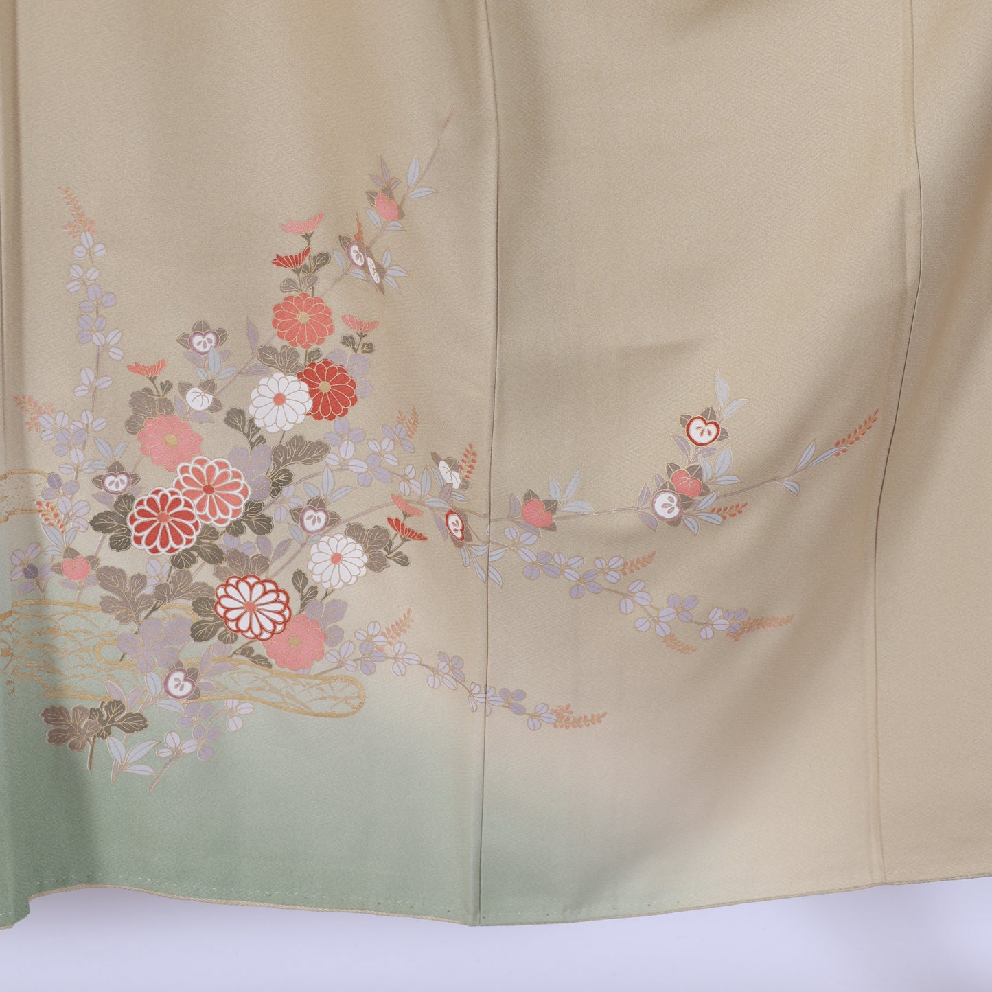 Japanese kimono  (Houmongi) S-size 100% silk  / 768