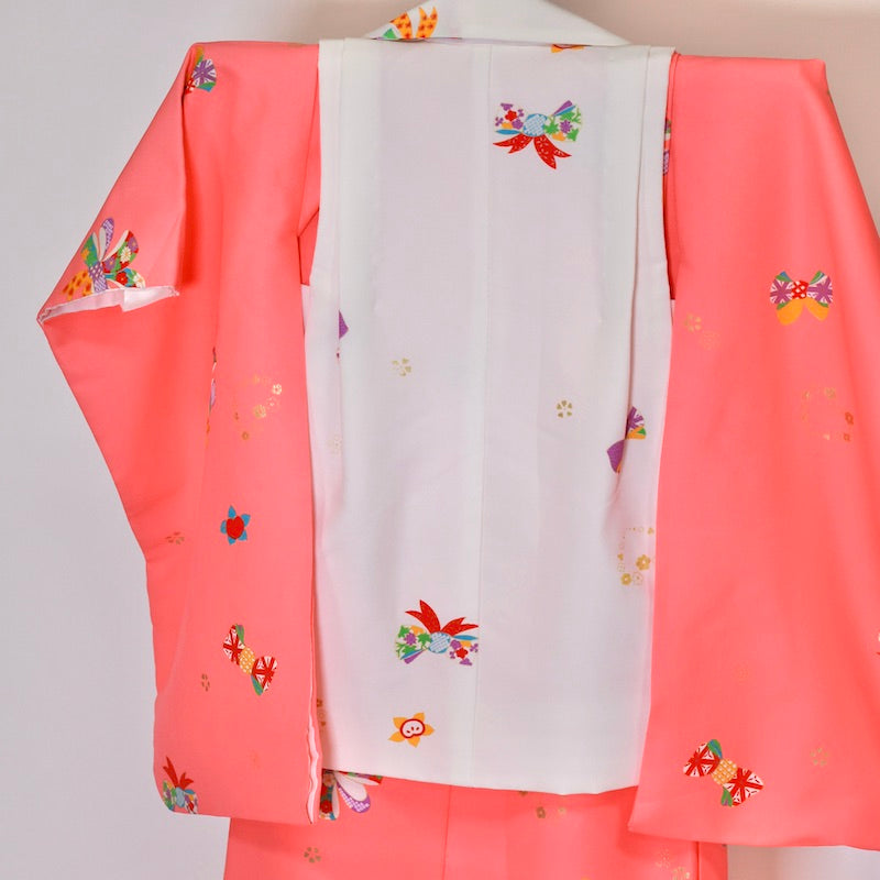 Japanese　kid’s kimono(girl)　polyester ／790