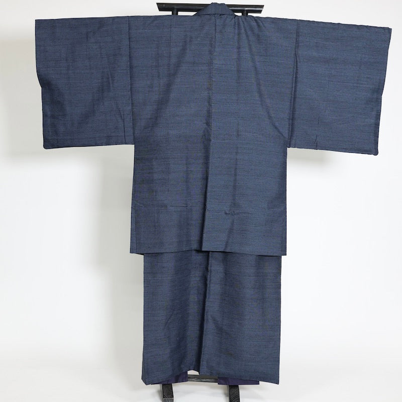 Used kimono, jacket 2piece set , men’s   M-size 100% silk  / 1174