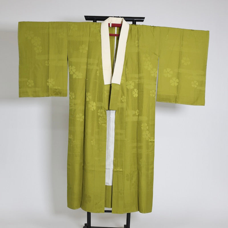 Used Wear under the kimono undershirt(Nagazyuban)   M-size 100%silk /1210