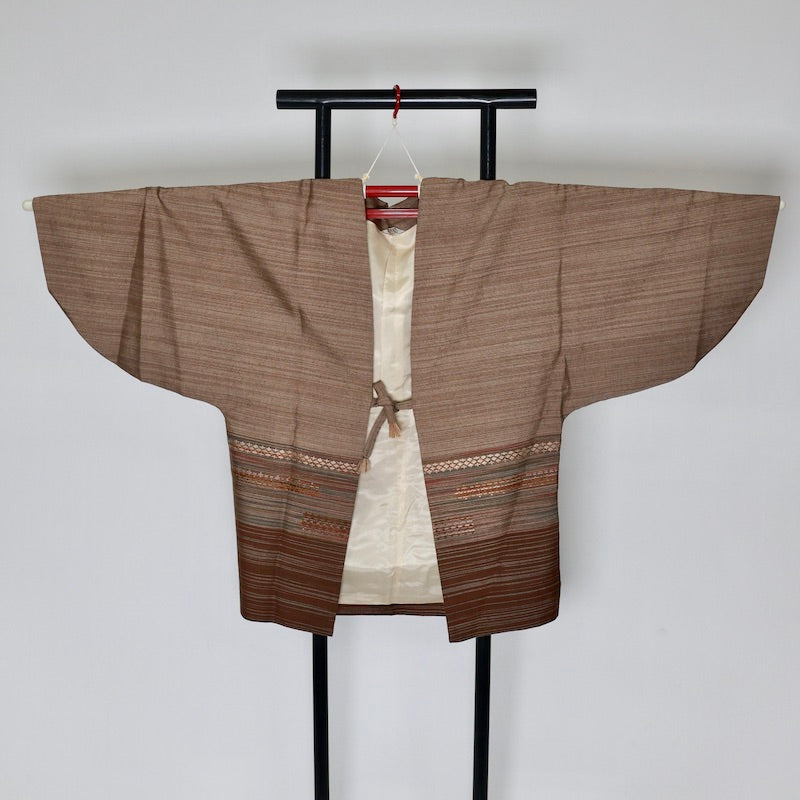 Japanese kimono Jacket (Haori) S-size bonnet  / 812