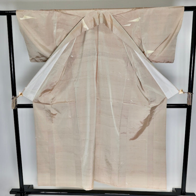 Japanese kimono  (Tsumugi) S-size 100% silk  /817