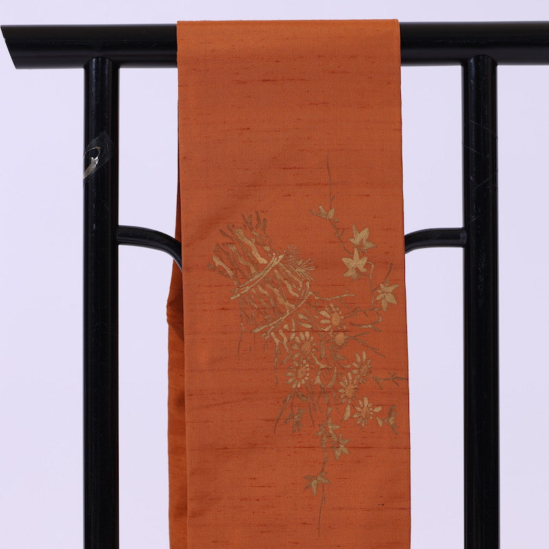 Japanese kimono sash belt (Nagoya-obi) 100% silk  / 873