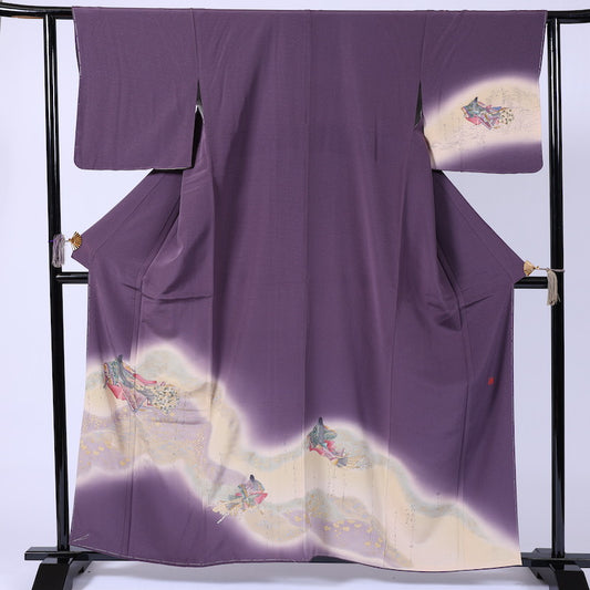 Japanese kimono  (Tsukesage) L-size 100% silk  / 904