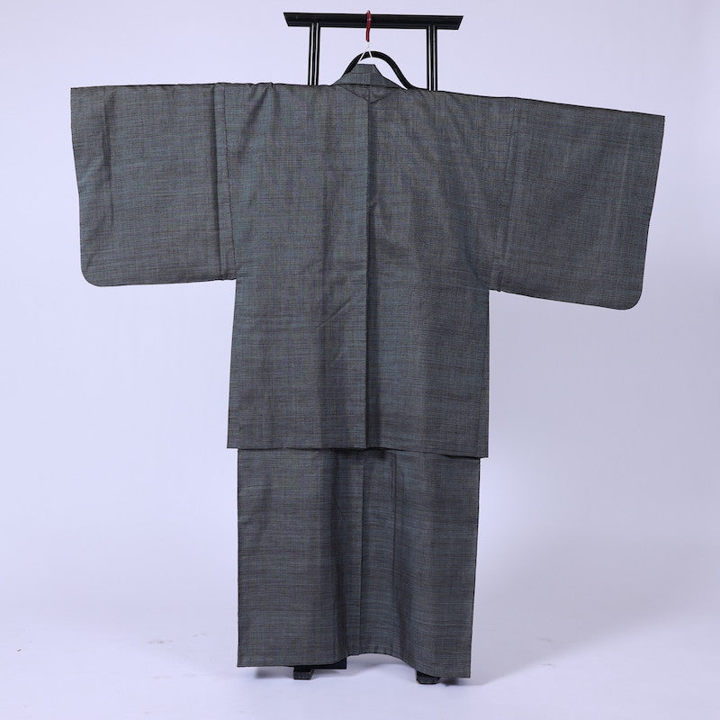 Japanese  men’s kimono ,haori(jacket) 2piece set. silk /916