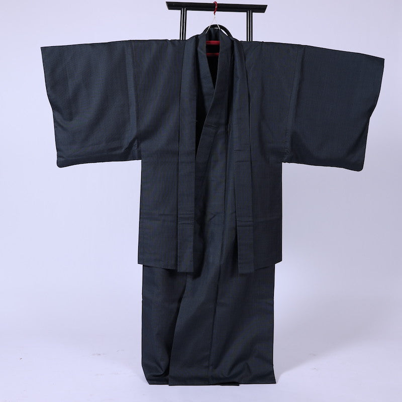 Japanese men’s kimono,haori(jacket) 2piece set silk /917