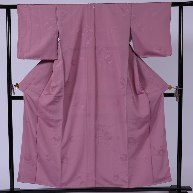 Japanese kimono  (Iromuji) M-size washable   polyester / 933