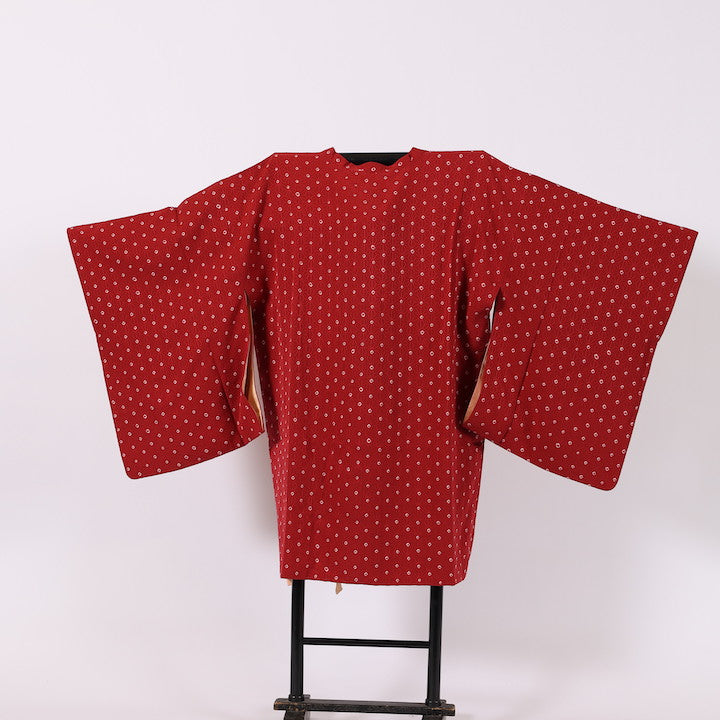 Vinatage Japanese kimono  coat (Michiyuki-coat) S-size 100% silk  /  377