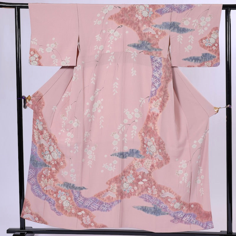 Japanese Kimono 　Party Kimono (Houmongi)   /955