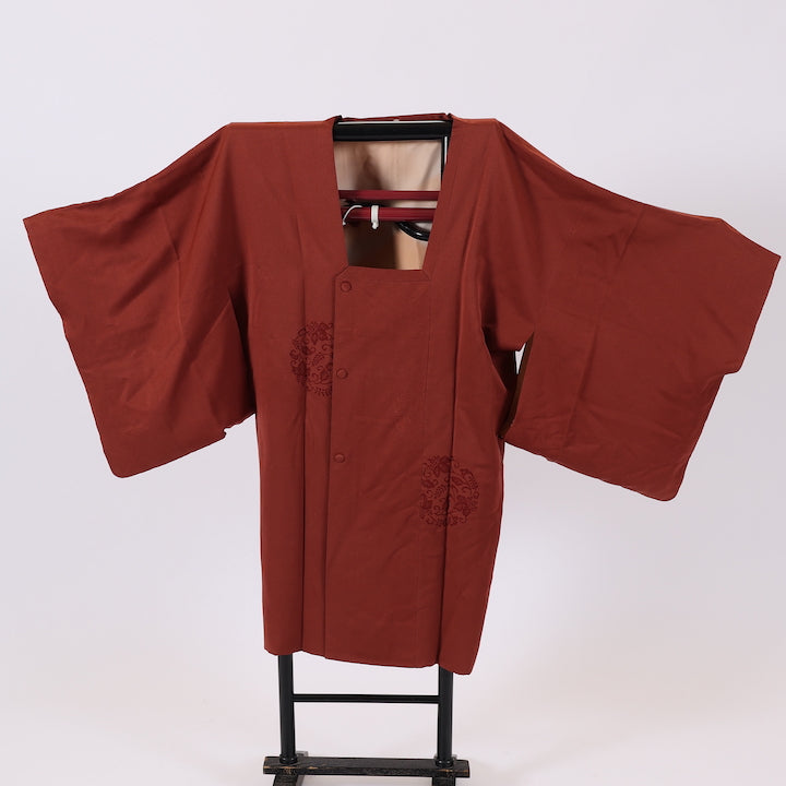 Japanese kimono  Coat (Michiyuki-coat) M-size 100% silk  /  456