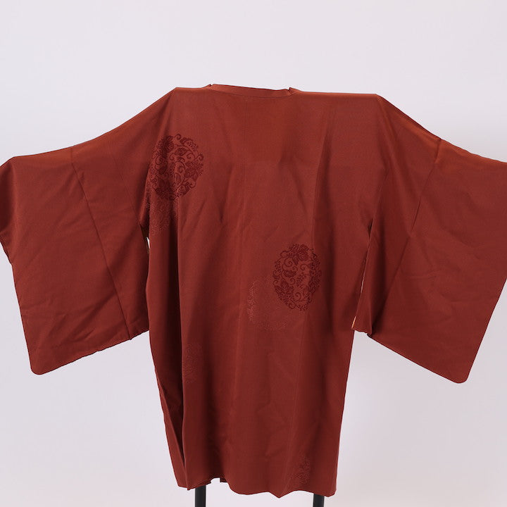 Japanese kimono  Coat (Michiyuki-coat) M-size 100% silk  /  456