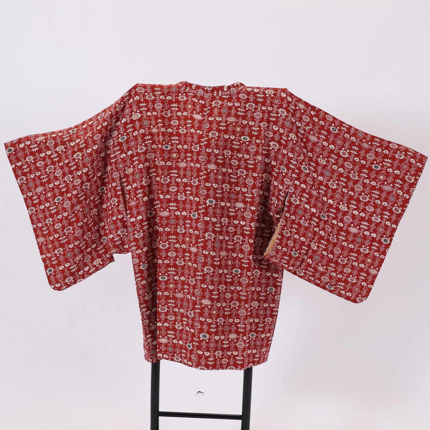 Japanese kimono  Coat (Michiyuki-coat) M-size 100% silk  /  458