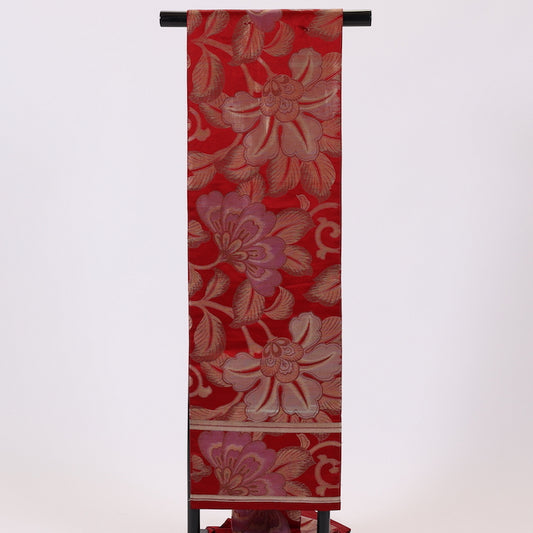 Antique Japanese kimono sash belt (Nagoya-obi) 100% silk  /  467