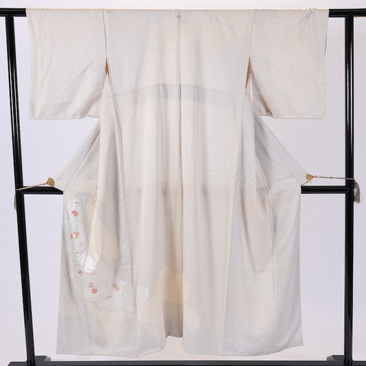 Japanese kimono  (Houmongi) M-size 100% silk  / 478
