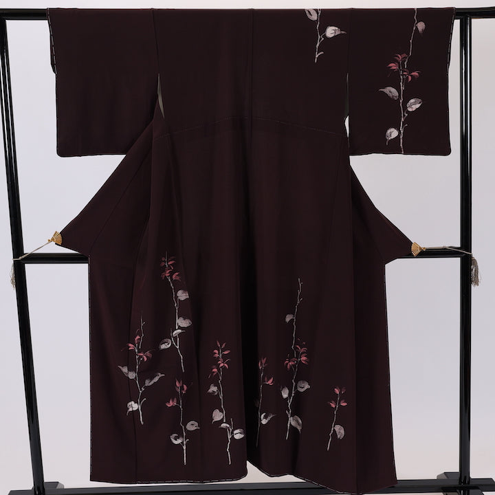 Japanese kimono  (Tsukesage) M-size 100% silk  / 481