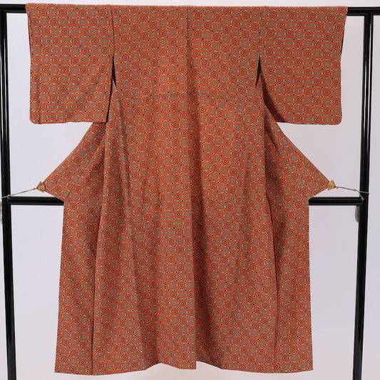 Vintage Japanese kimono  (Komon) S-size 100% silk  / 496