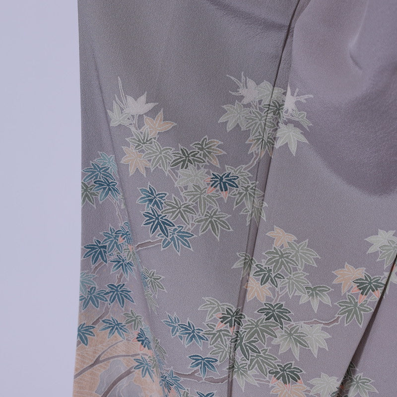 Japanese kimono  (Tsukesage) M-size 100% silk  / 983