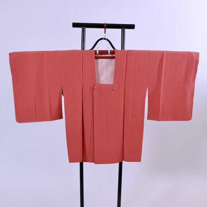 Japanese kimono  Coat (Michiyuki) S-size 100% silk  / 978