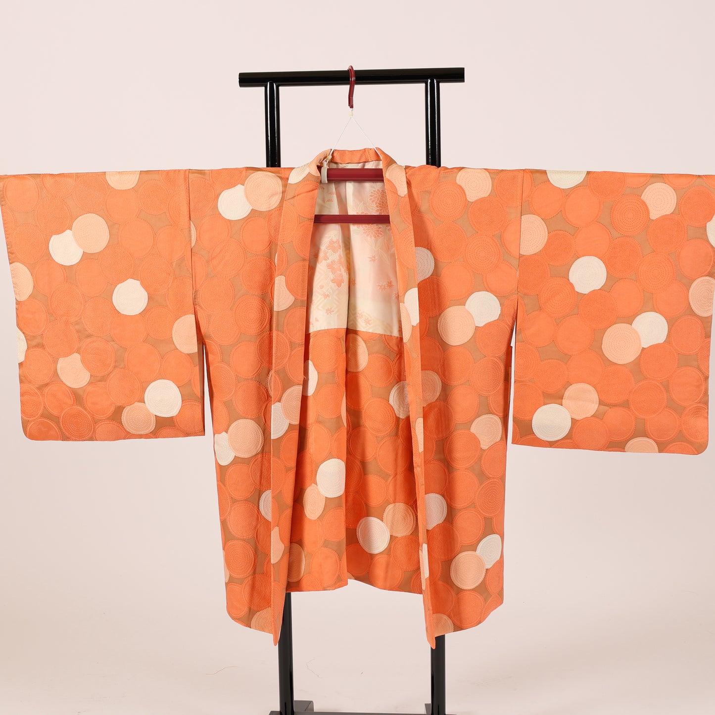 Japanese kimono Jacket (Haori) M-size 100%silk  / 115