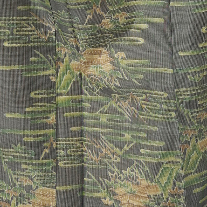 Japanese kimono  (Tsumugi) S-size 100% silk  / 310