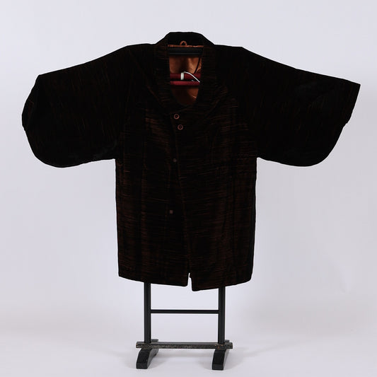 Japanese kimono  coat M-size acetate  / 292