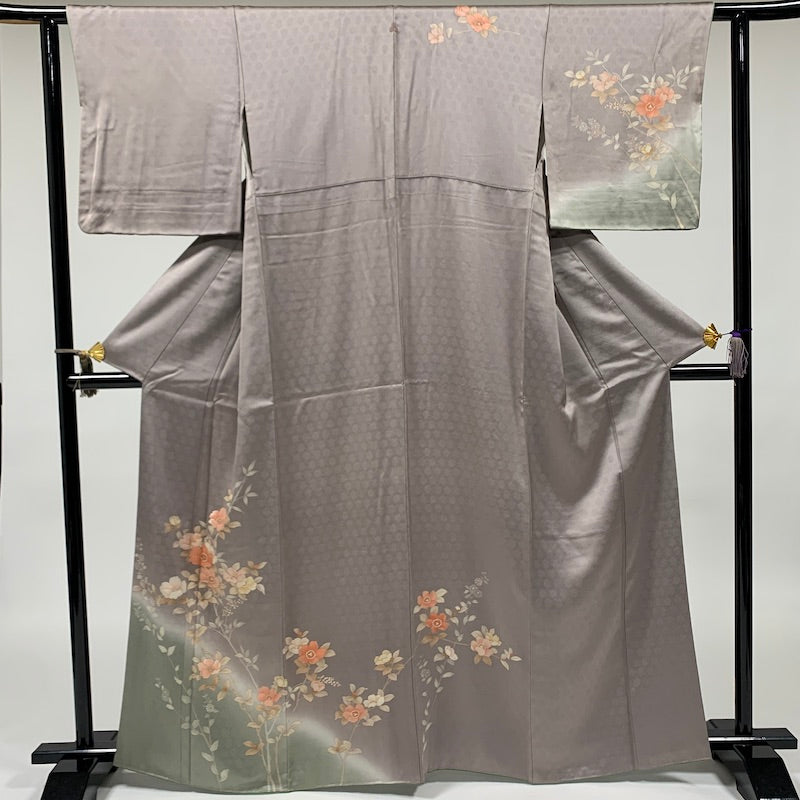 Japanese kimono  (Houmongi) L-size 100% silk  / 864