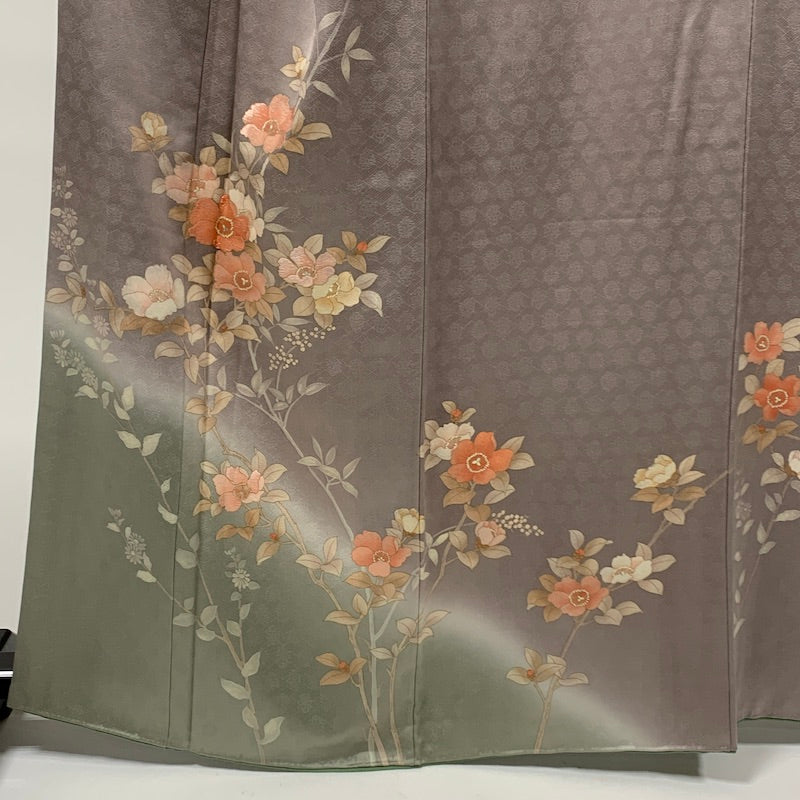 Japanese kimono  (Houmongi) L-size 100% silk  / 864