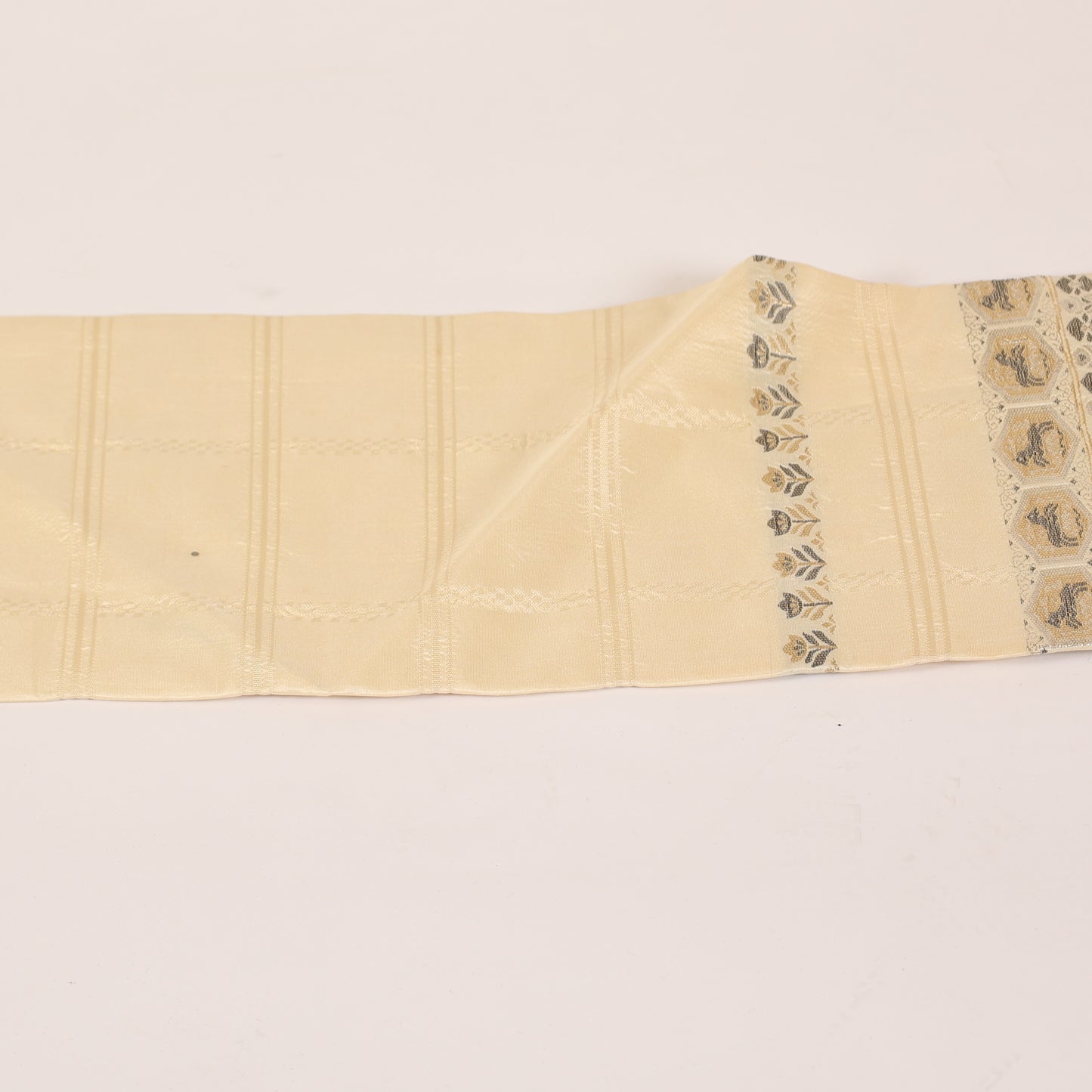 Japanese kimono sash belt (Nagoya-obi) 100%silk  /  139