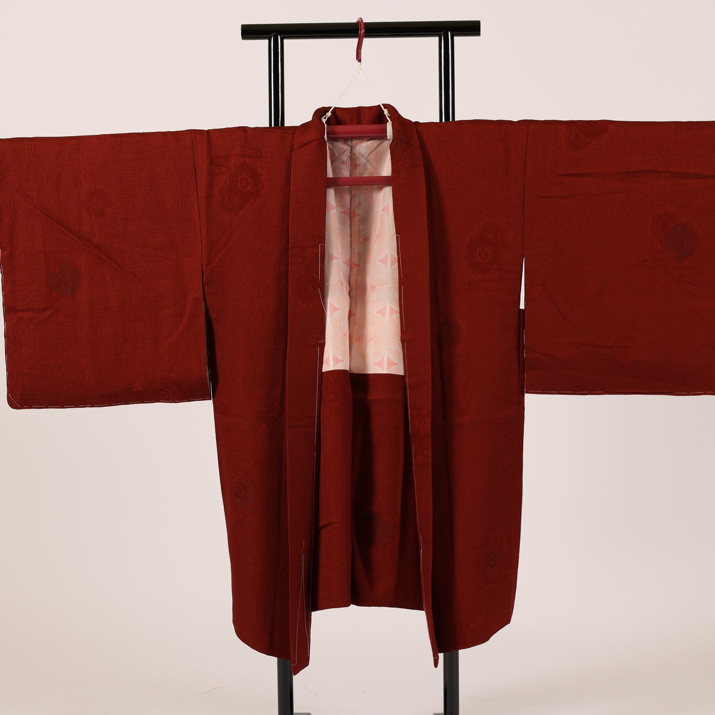 Japanese kimono Jacket (Haori) M-size 100%silk  / 122